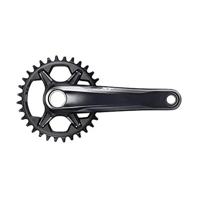 Shimano Deore XT FC-M8100 XT Crank set without ring, 12-speed, 52 mm chainline, 165 mm, Black