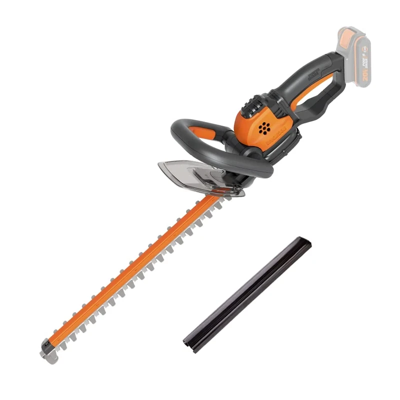 WORX WG261E.9 20V Cordless Hedge Trimmer, 45cm Dual-Action Blades, Tool Only – Battery and Charger Not Included