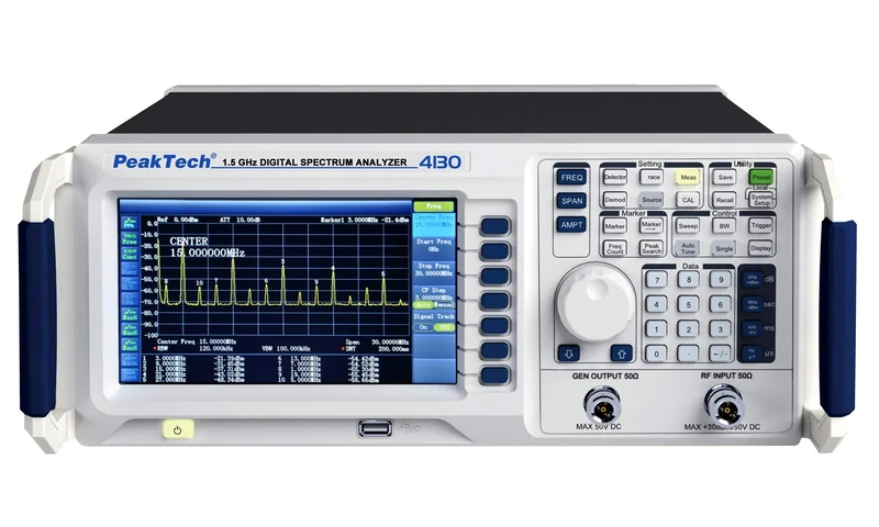 1.5 GHz spectrum analyzer ~ with TFT display, tracking generator and LAN/USB. - Image 1