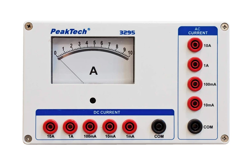 PeakTech P 3295 Analog Ammeter ~ 10A AC/DC - Image 1