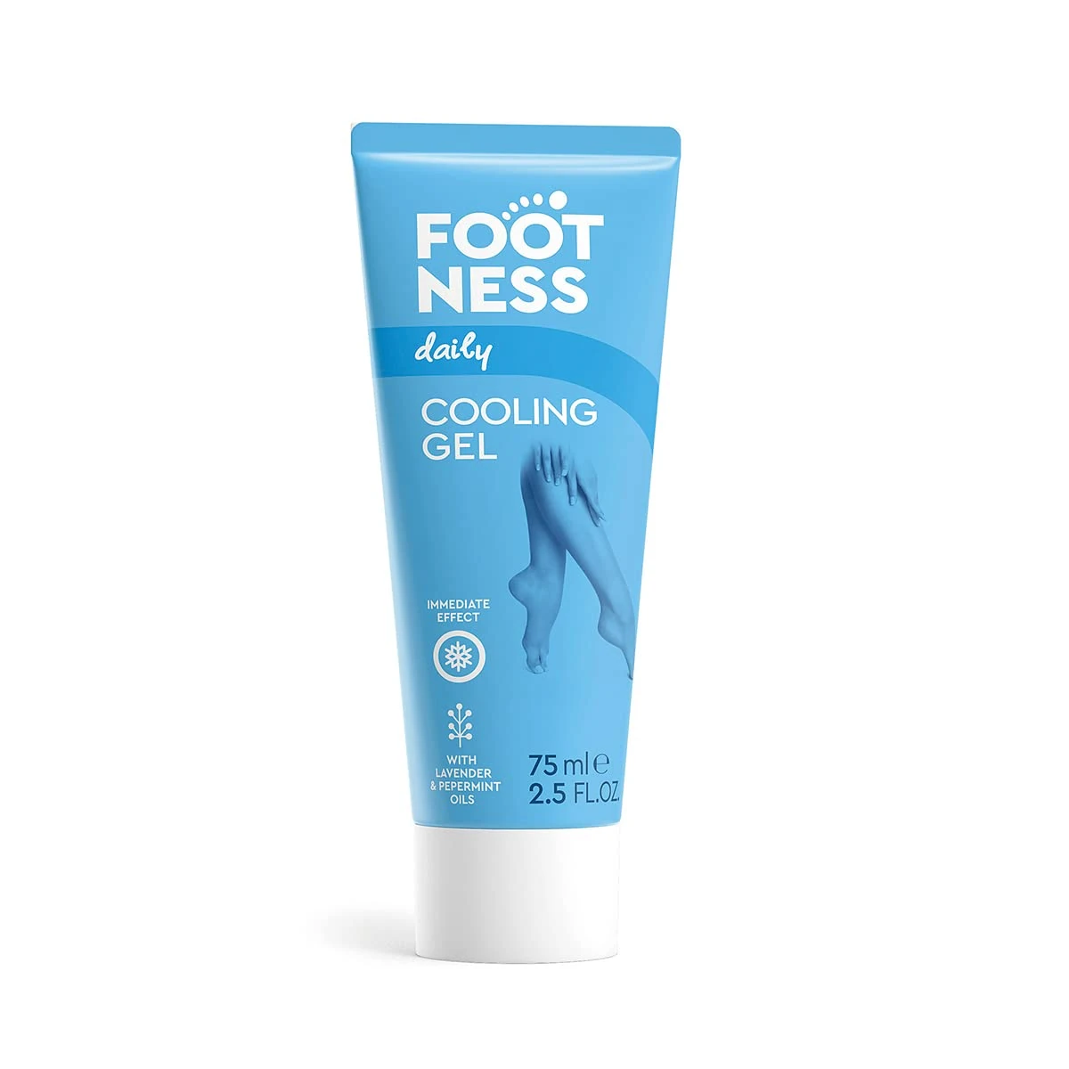 FOOTNESS Cooling Gel - Immediately Cools Burning, “Heavy” Legs and Reduces The Feeling of discomfort. (75 ml)