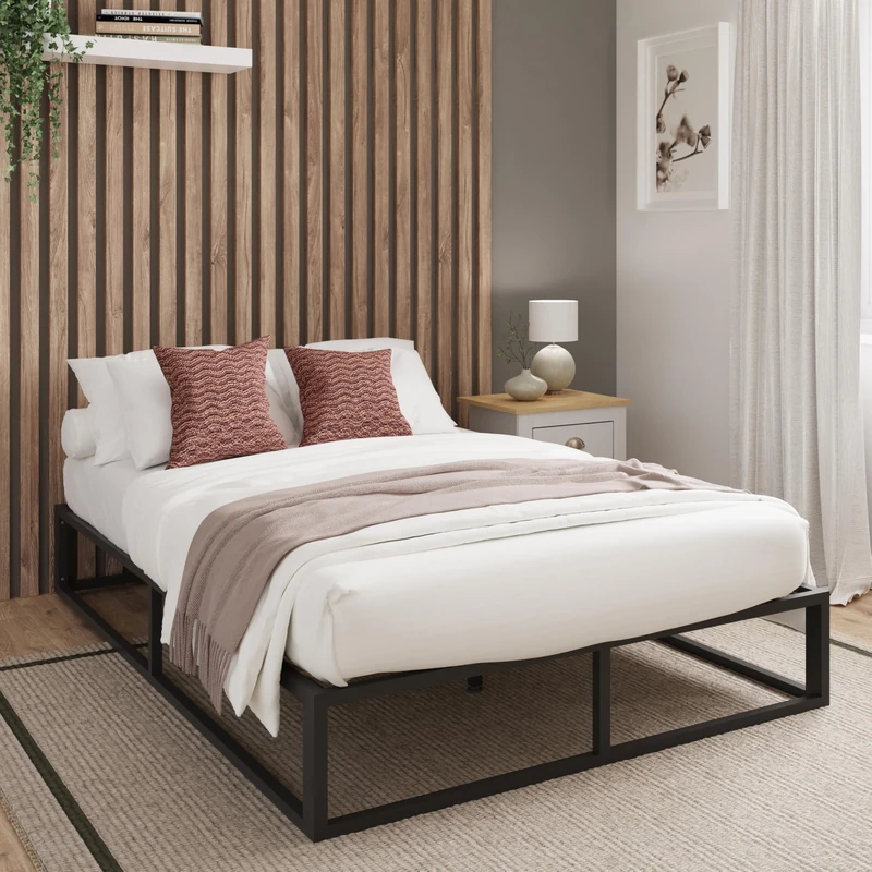 GFW Urban Metal Platform Small Double Bed Frame