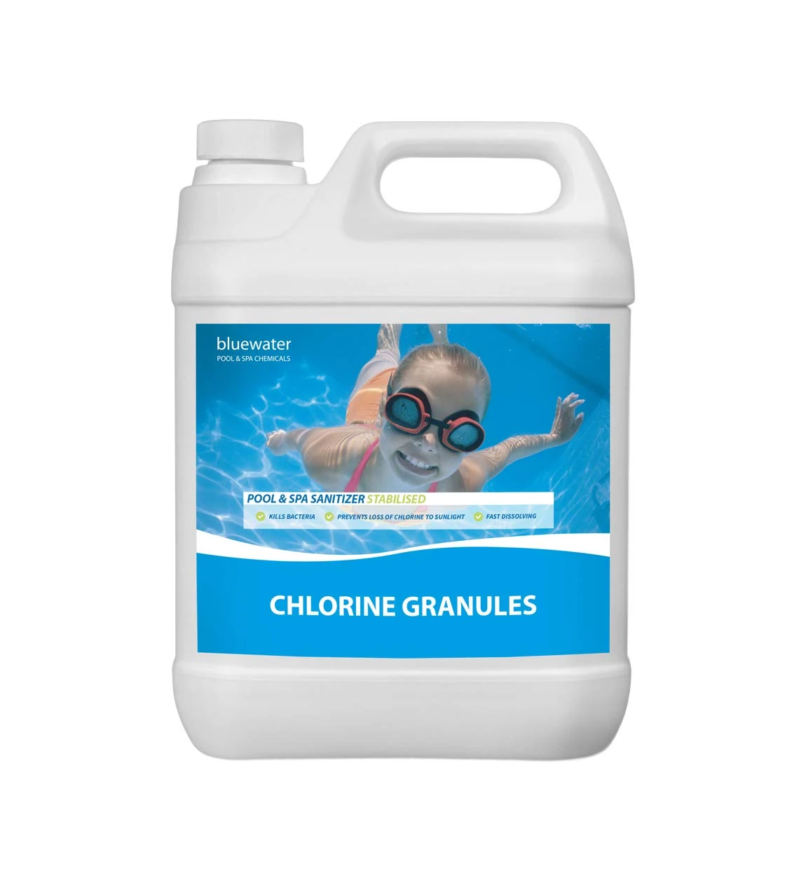Bluewater 2kg Chlorine Granules - Pool & Spa Chemicals