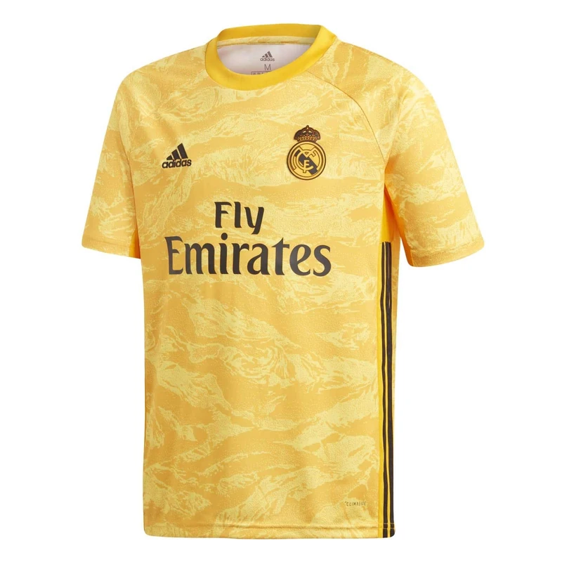 Adidas Kids Real H Gk Jsy Y T-Shirt - Collegiate Gold, Size: 1112Y