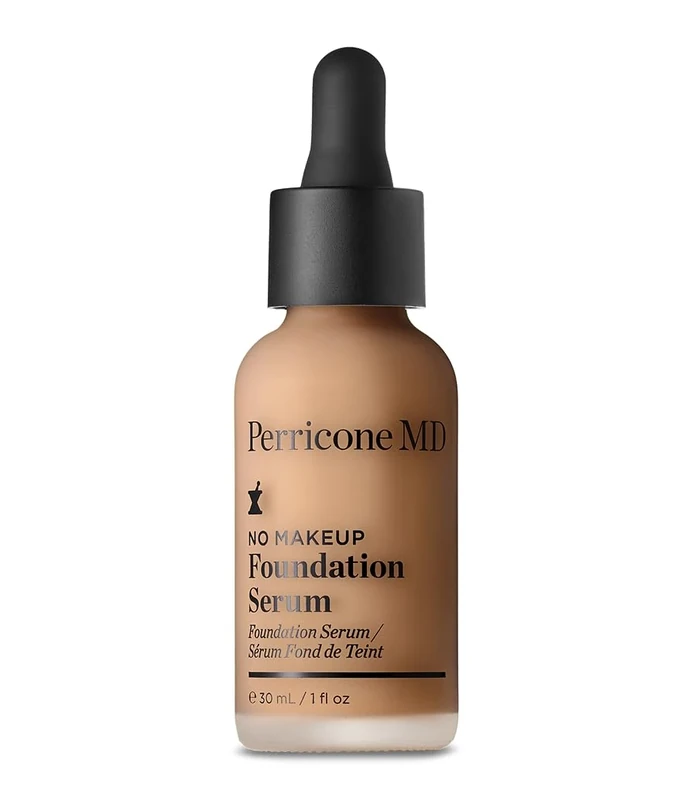 Perricone MD No Makeup Foundation Serum Beige 30ml - Lightweight, Buildable Coverage with Semi-Matte Finish – Visibly Fades Dark Spots & Uneven Skin Tone Over Time - Hydrating and Fragrance-Free