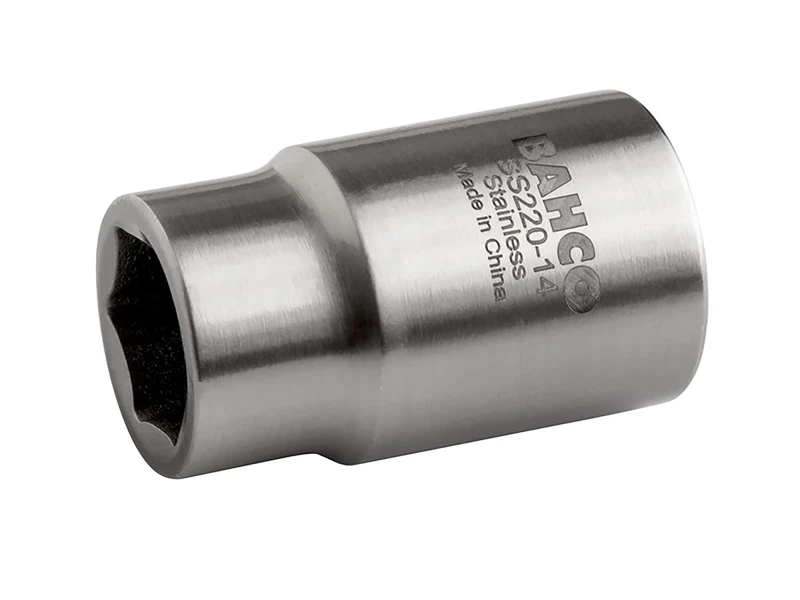 1/4" Hex Socket 10mm Stainless Steel, 1 Piece