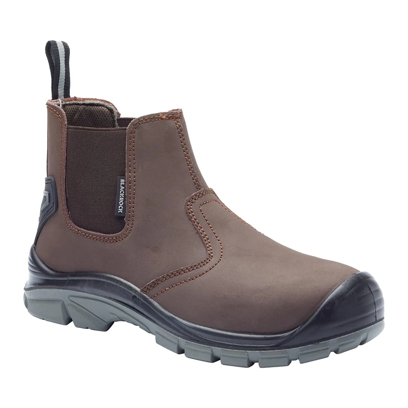 Blackrock Pendle Composite Safety Dealer Boots, Composite Safety Shoes, Wide Fit, Non-Metal Toe Cap, Mens Womens Work Boots, Slip-On Work Shoes - Size 3