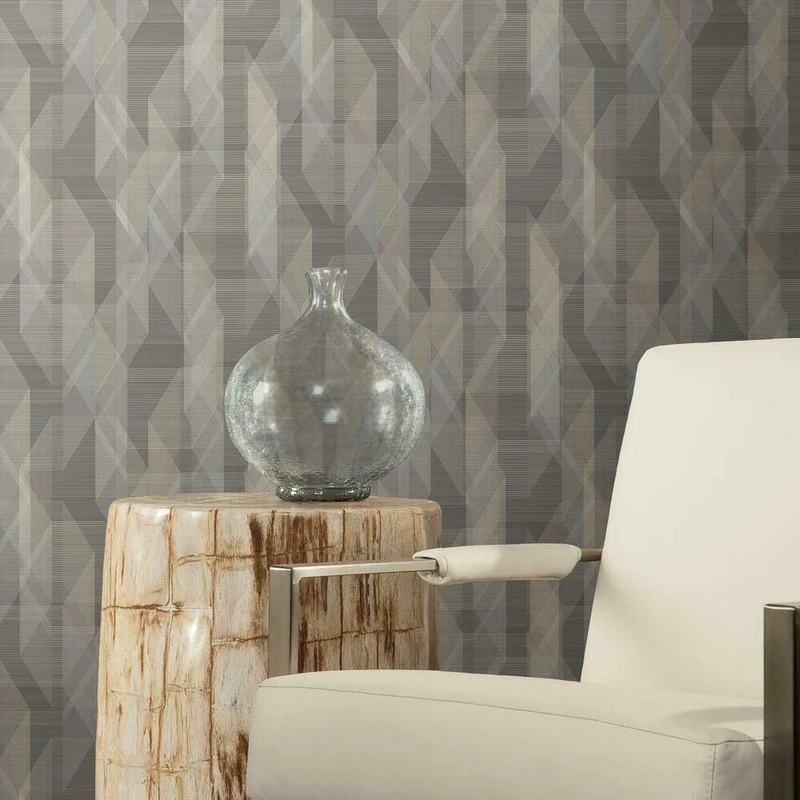 RoomMates Debonair Geometric Adhesive Wallpaper