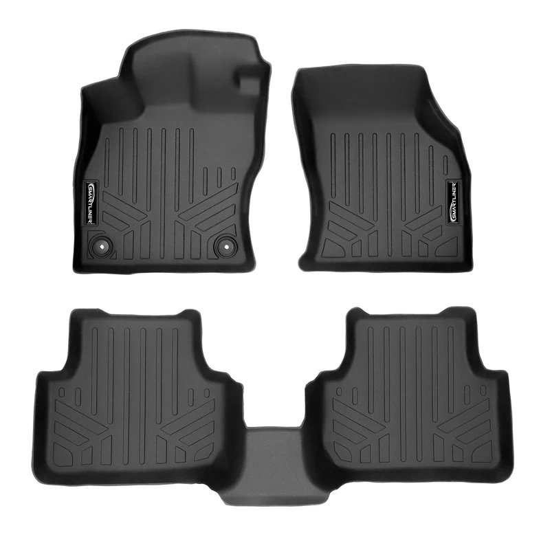 MAX LINER - A0429/B0429 MAXLINER Custom Fit Floor Mats 2 Row Liner Set Black for 2019-2020 Volkswagen Jetta