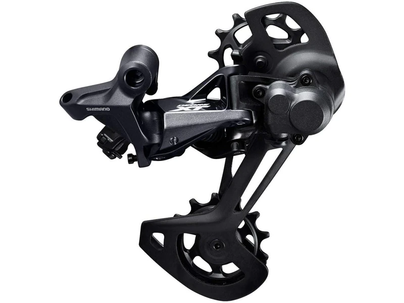 Shimano Deore XT RD-M8120 XT 12-speed rear derailleur, Shadow+, SGS, for double, Black, Long