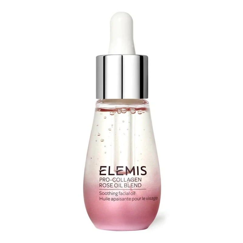 ELEMIS Pro-Collagen Rose Facial Oil Blend 15ml - Anti-Aging Hydrating Oil, Reduces Fine Lines & Wrinkles, Boosts Skin Radiance, Restores Firmness, Ideal for Dry & Mature Skin