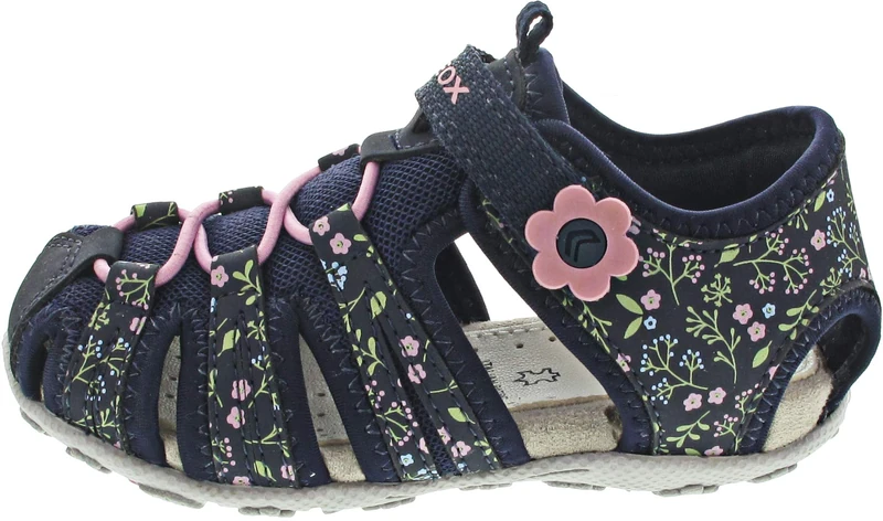 Geox Jr Roxanne B, Girl's Closed Toe Sandals, Blue (Dk Navy C4021), 7 Child UK (24 EU) - Image 1