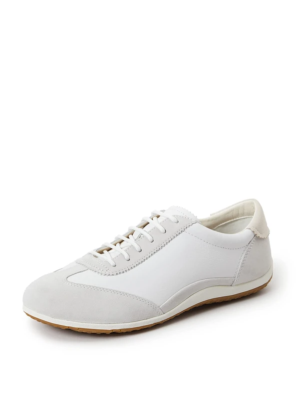 Geox Women's D Vega Sneakers, Off White White, 6 UK - Image 1