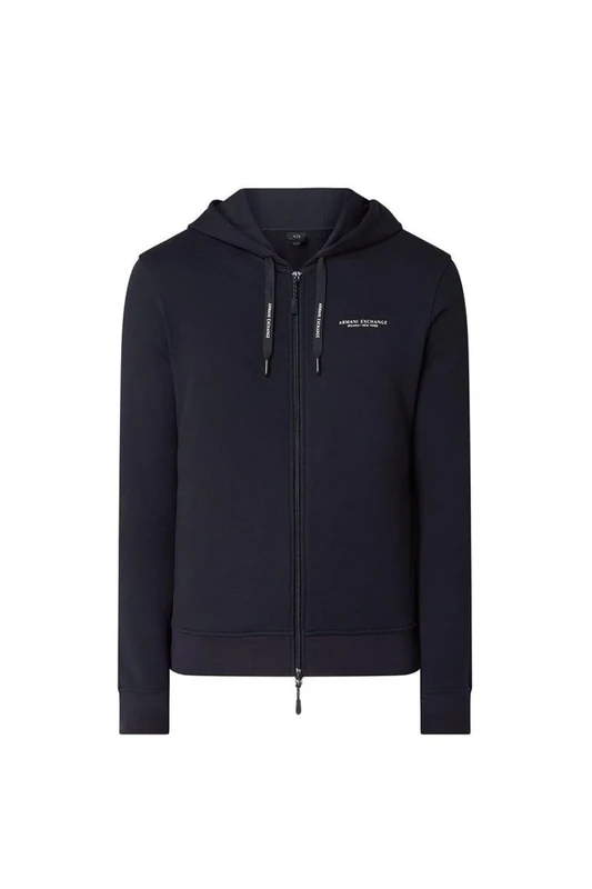 Armani Exchange Men's Everyday French Terry Hoodie Hoodie Not Applicable, Blue (NAVY 1510), X-Small