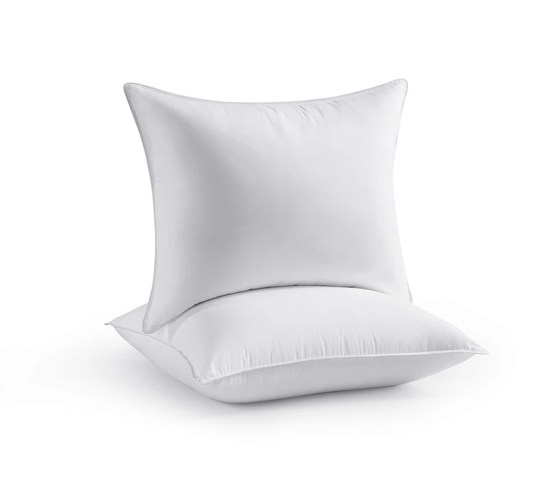 Seward Park Down Alternative Hypoallergenic Bed Pillows, 20"×26", Plush Hotel Pillows for Side or Back Sleeper, 2 Pack