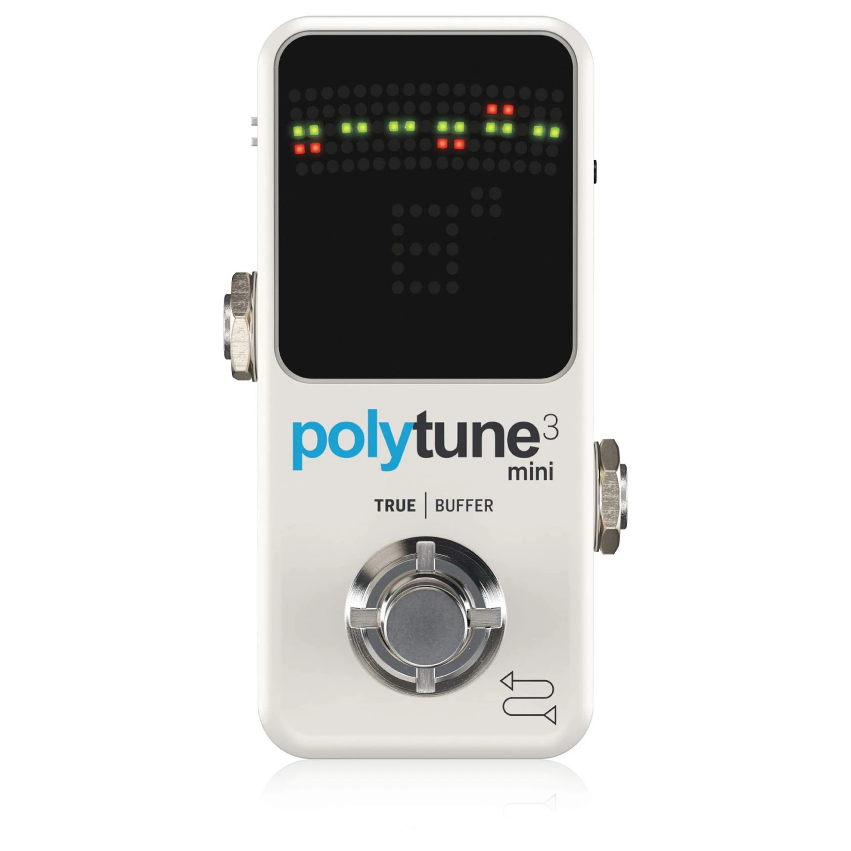 TC Electronic POLYTUNE 3 MINI Tiny Polyphonic Tuner with Multiple Tuning Modes and Built-In BONAFIDE BUFFER