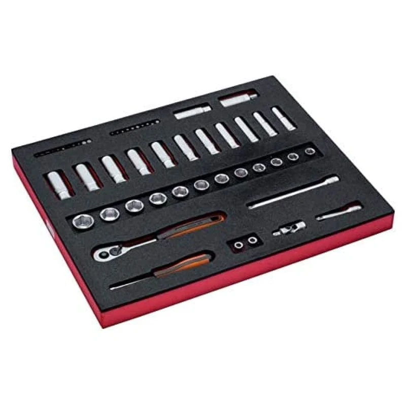 3/8"Socket Set, 38 Pcs 2/3