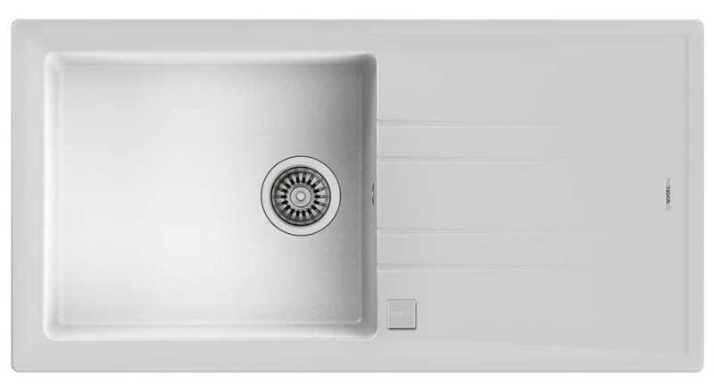 Teka Tegranite Stone 1C 1E Auto Sink White Ref 115330012 Furniture 60 cm Reversible