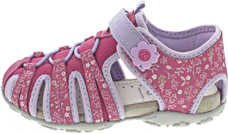 Geox Jr Roxanne B, Girl's Closed Toe Sandals, Pink (Fuchsia/Lilac C8257), 7 Child UK (24 EU)