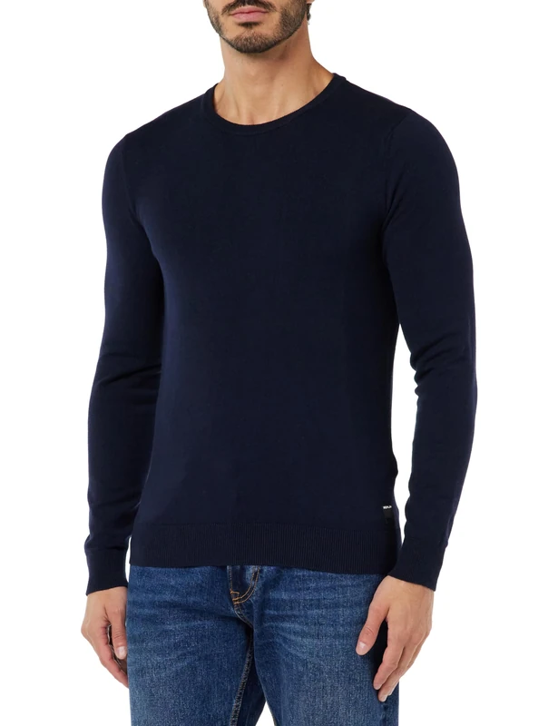 Replay Men's Uk2671.000.g22920 Jumper Not Applicable, Blue (Blue 500), Small