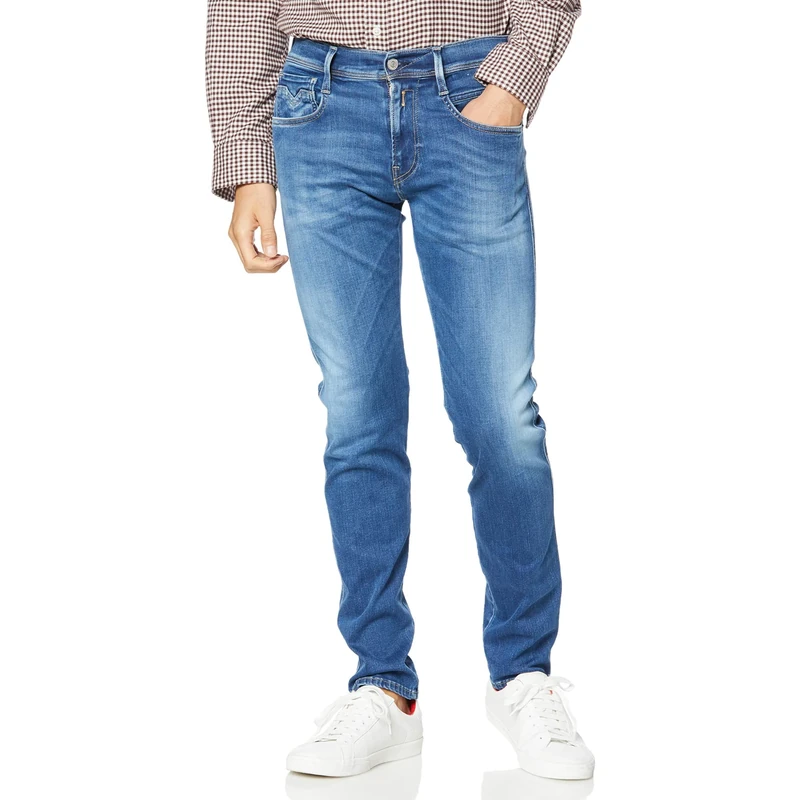 Replay Men's Anbass Slim Jeans Not Applicable, Blue (Medium Blue 9), W36/L36 (Manufacturer Size: 36)