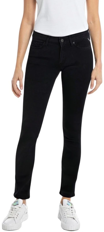 Replay women's jeans with stretch, black (Black 098), 31W / 28L - Image 1