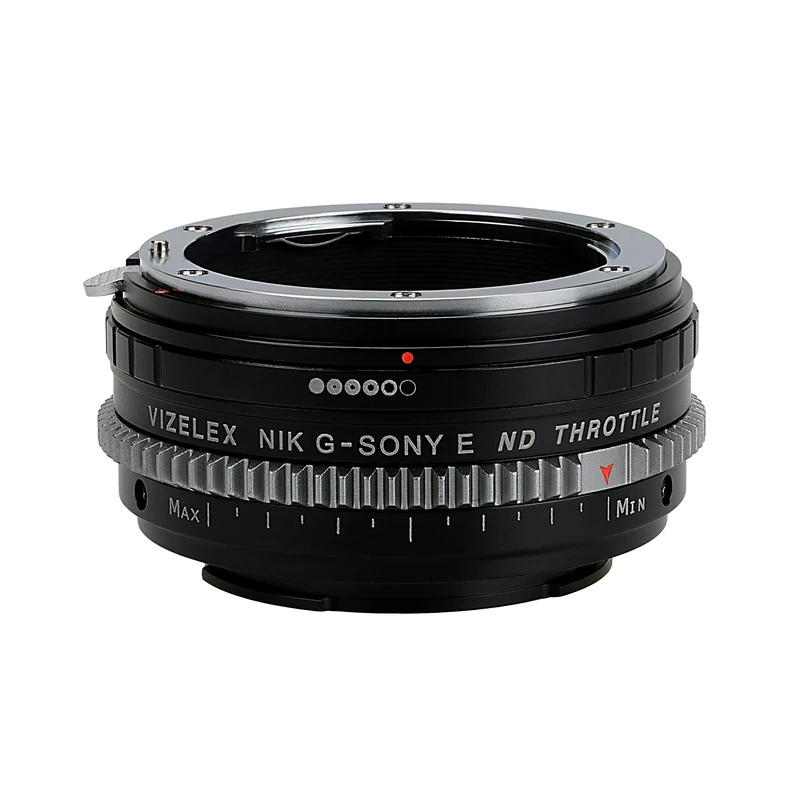Vizelex CINE ND Throttle Lens Adapter Compatible with Nikon G Lenses on Sony E-Mount Cameras - Image 1