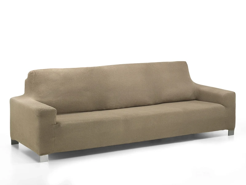 Martina Home Daytona Super Elastic Multi Adaptable Sofa Cover, Linen, 4 Seater