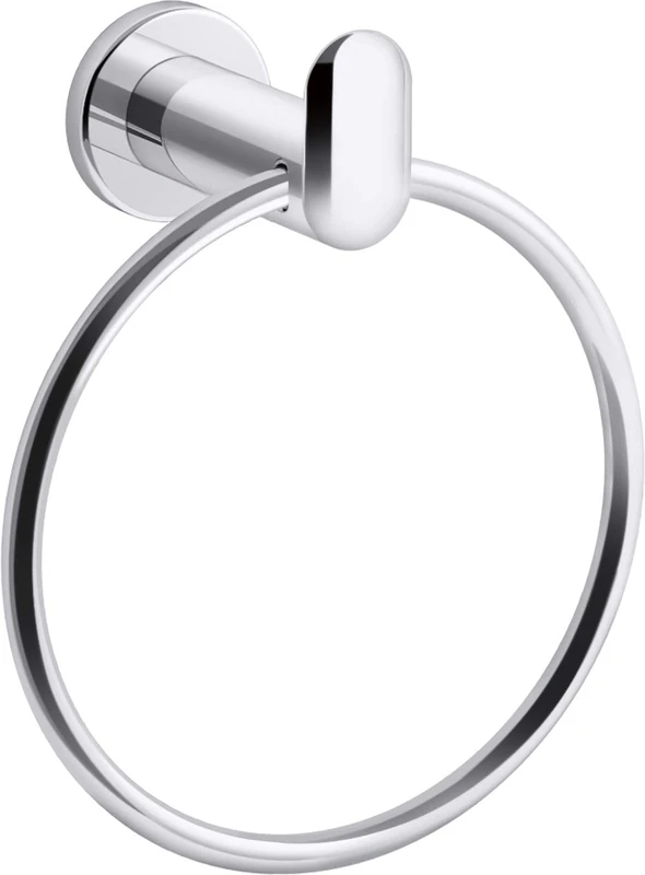 Kohler K-97898-CP Kumin Towel Ring, Polished Chrome - Image 1