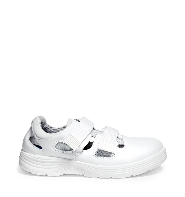 ABEBA 194077 711031 S1 Sandal, Slip-Resistant PU-Sole, White, 37 Size - Image 1