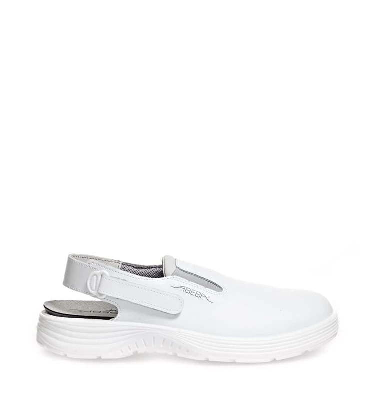 Abeba Clog X-Light 711030, smooth leather, white, certified, size EU 48 / UK 13