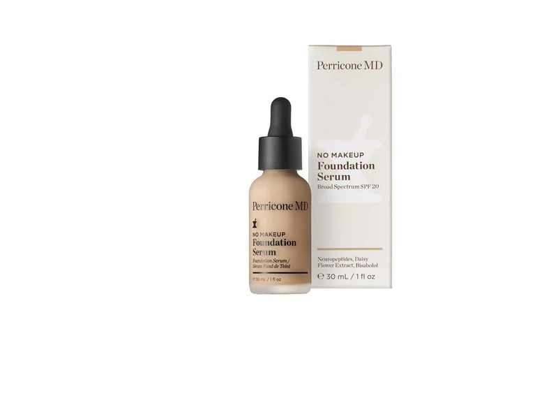 Perricone MD No Makeup Foundation Serum Ivory 30ml - Lightweight, Buildable Coverage with Semi-Matte Finish – Visibly Fades Dark Spots & Uneven Skin Tone Over Time - Hydrating and Fragrance-Free
