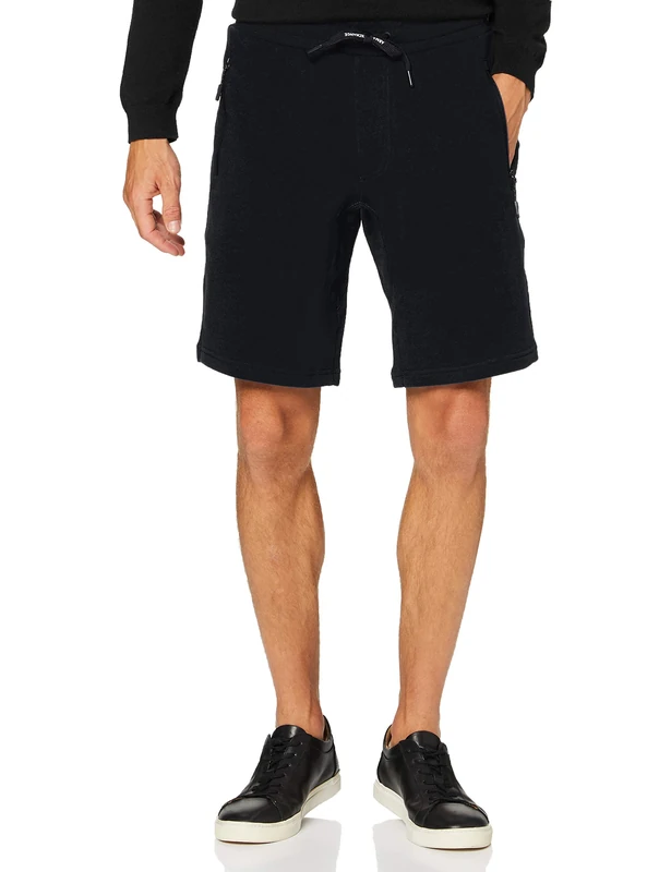 Armani Exchange Men's French Terry Short, Blue (Navy 1510), 18 (Size: X-Small)