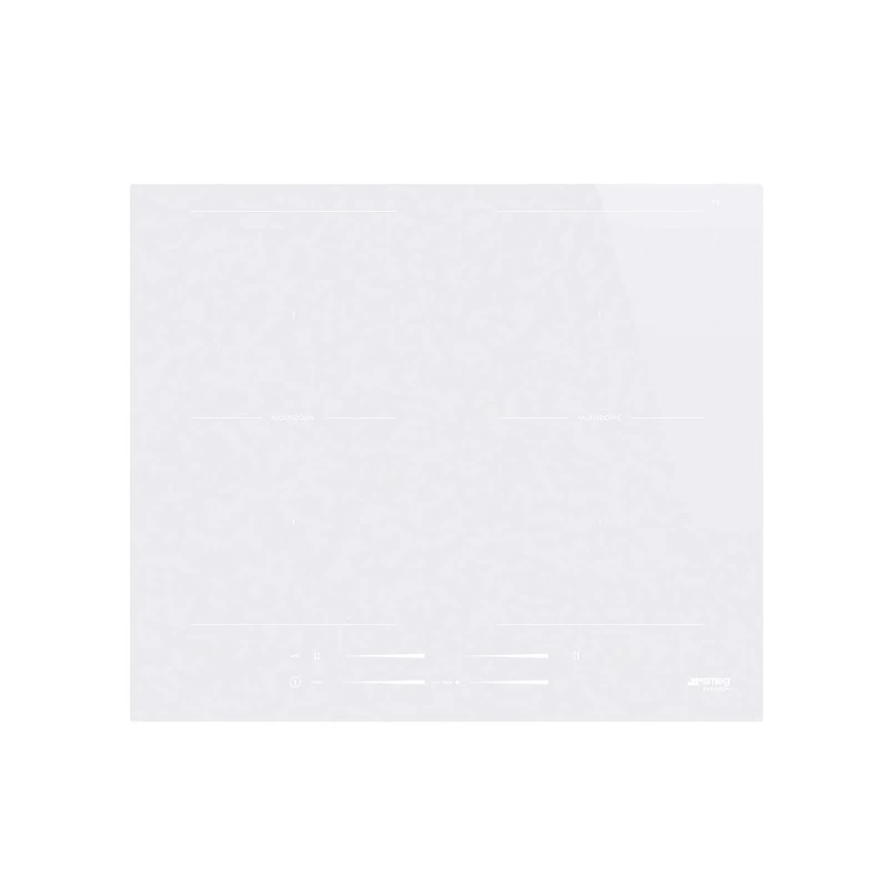 Smeg 60cm 4 Zone Induction Hob - White Glass