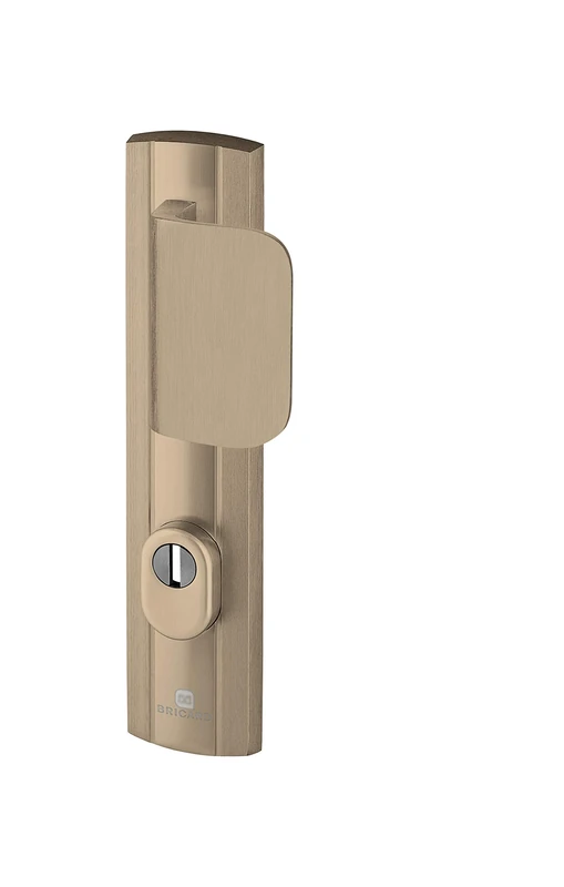 Bricard 9910091 – Armoured Door Handles on Express, Support and Spoiler for European Cylinder – Amber