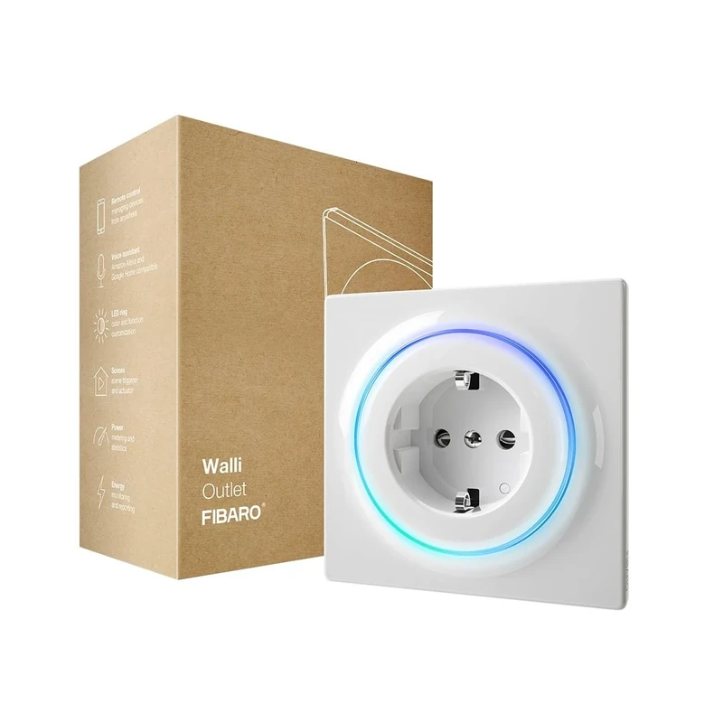 Fibaro FGWOF-001 Walli Outlet Type F Intelligent Socket