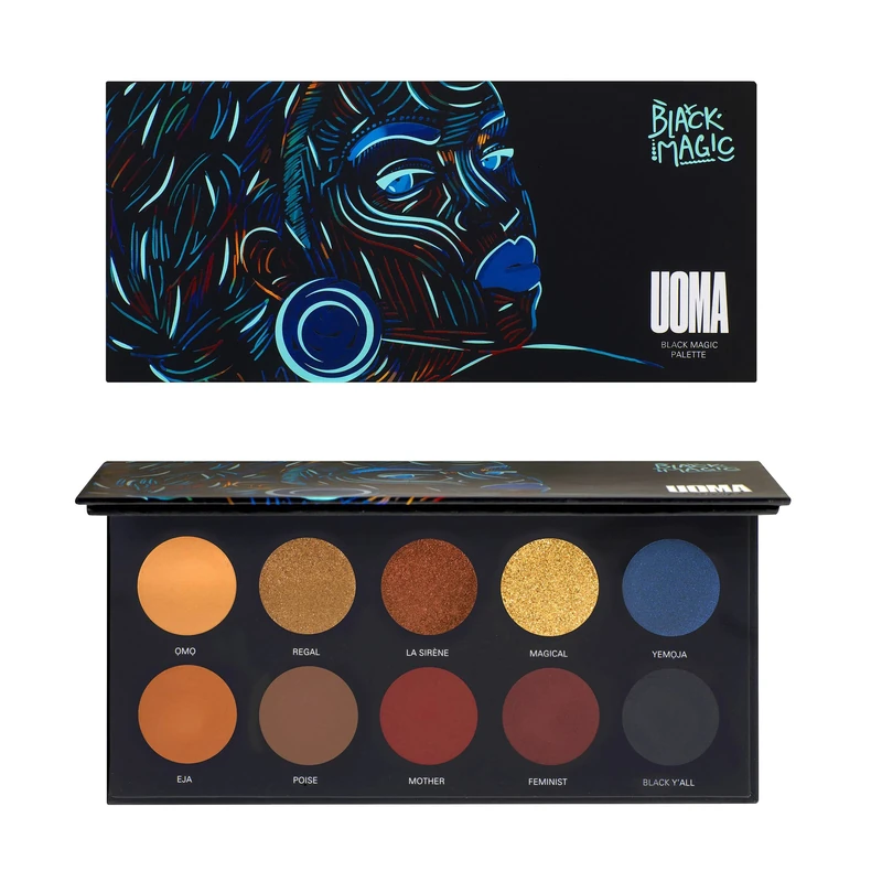 UOMA BEAUTY BLACK MAGIC COLOR PALETTE, 440g, POISE