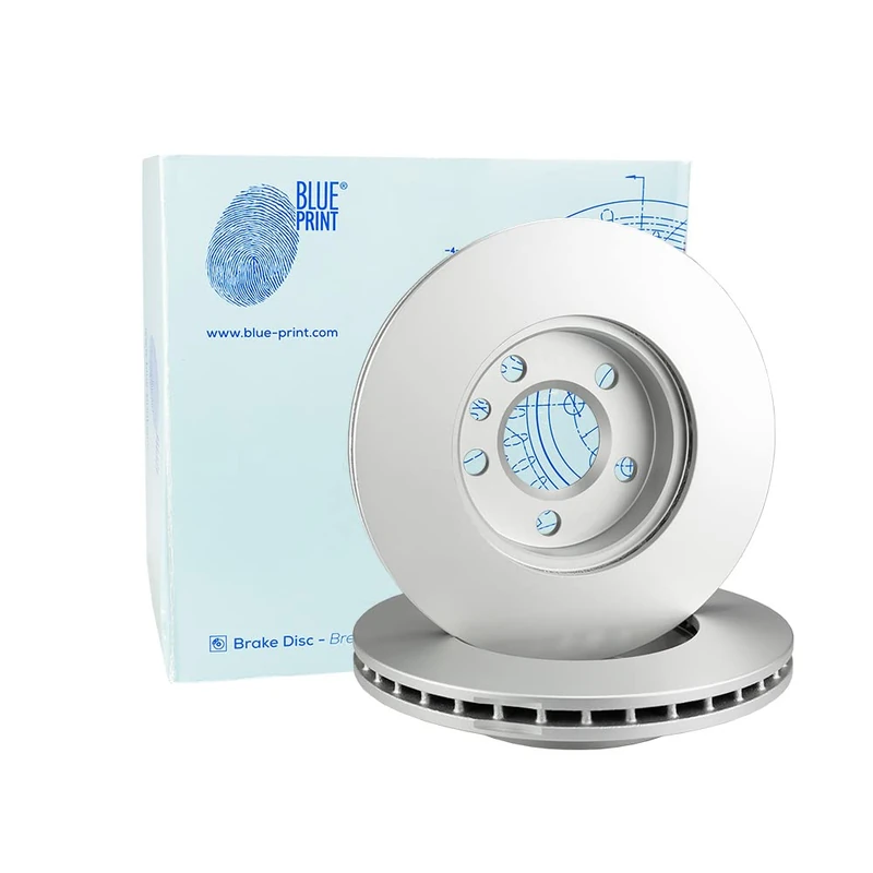 Brake Disc Blue Print ADF124340 Febi Bilston -New Pck of 2