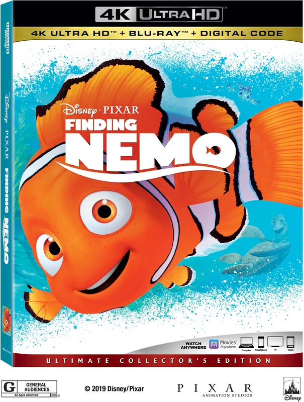 Finding Nemo [Blu-Ray] [Region Free] (English audio. English subtitles)