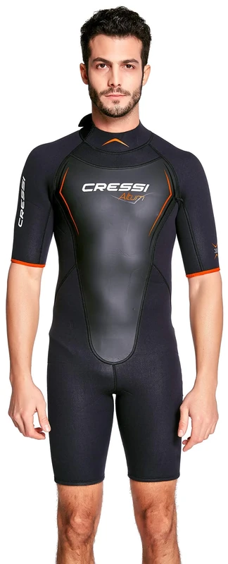 Cressi Altum Man 3mm Shorty Wetsuit - One-piece shorty for Men in 3 mm double-lined neoprene