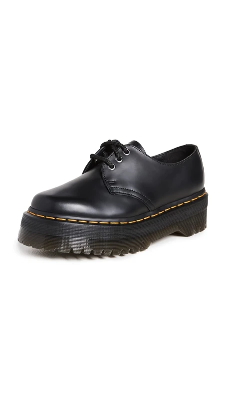 Dr. Martens 1461 Quad Oxford - Polished Smooth Leather Shoes