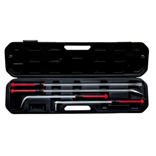 BAHCO Set of 4 Long Shooting Levers for Shovels/Punches/Picks and Shovels, (Black)