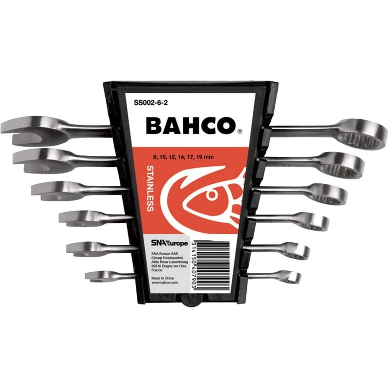 SS Comb Wrench 6Pcs Set