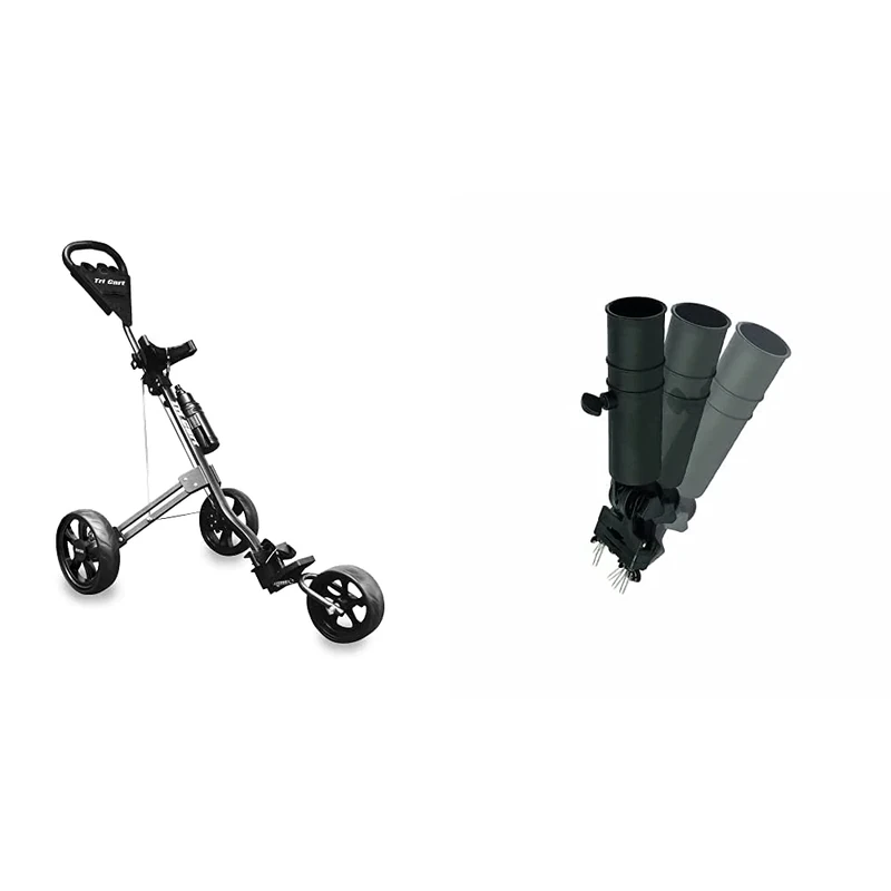 Longridge Three Wheel Tri-Cart Golf Trolley & Umbrella Holder