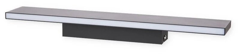 Trio Concha 225174742 LED Wall Light Metal Black Matt with 2X 9 Watt LED, Switch Dimmer, Anthracite - Image 1