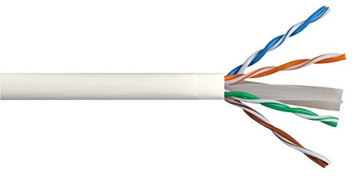 Pro Power CAT6 WHITE 100M Unshielded Cat6 Network Cable, White, 100m Length