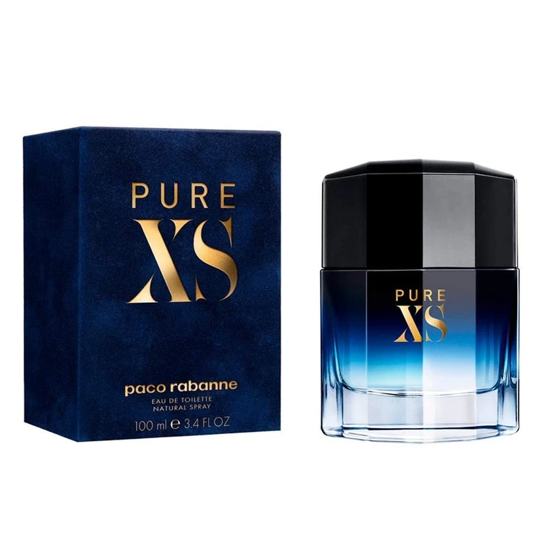 Paco Rabanne PURE XS EAU DE TOILETTE 100ML VAPORIZADOR Unisex Adults’ No aplica, Negro, Estándar - Image 1