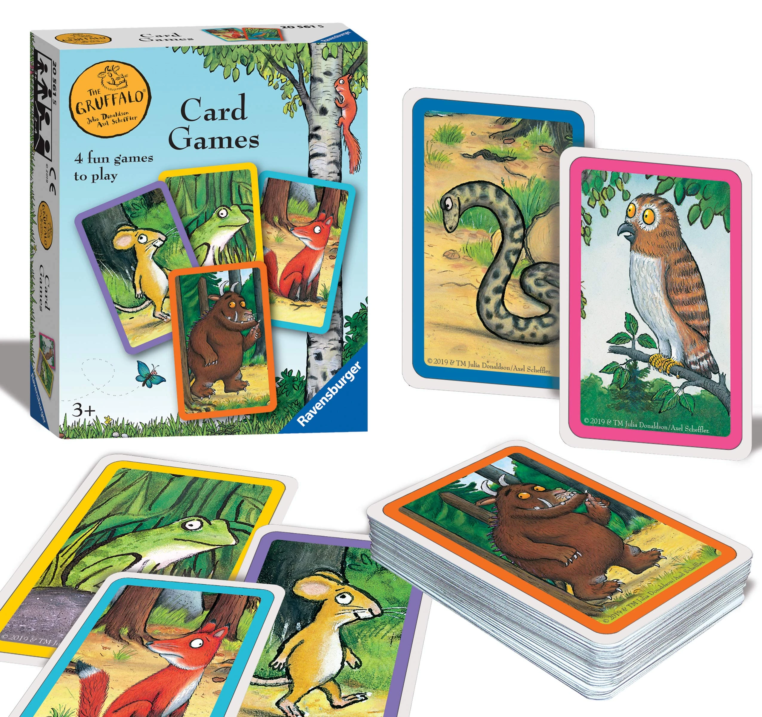 Ravensburger The Gruffalo Card Game for Kids Age 3 Years and Up - For Different Family Games Snap, Happy Families, Swap or Pairs