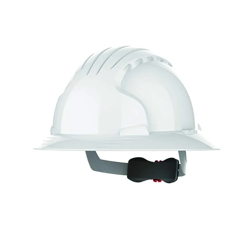 JSP EVO6100 Full Brim Safety Helmet with Wheel Ratchet - white (AJP170-000-100)