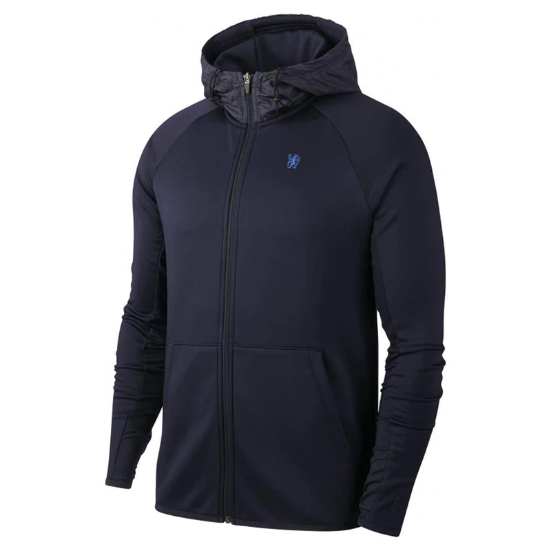 Nike Men's CFC M NK FZ HOODIE, Obsidian/(Rush Blue) (No Sponsor-Home), X-Large